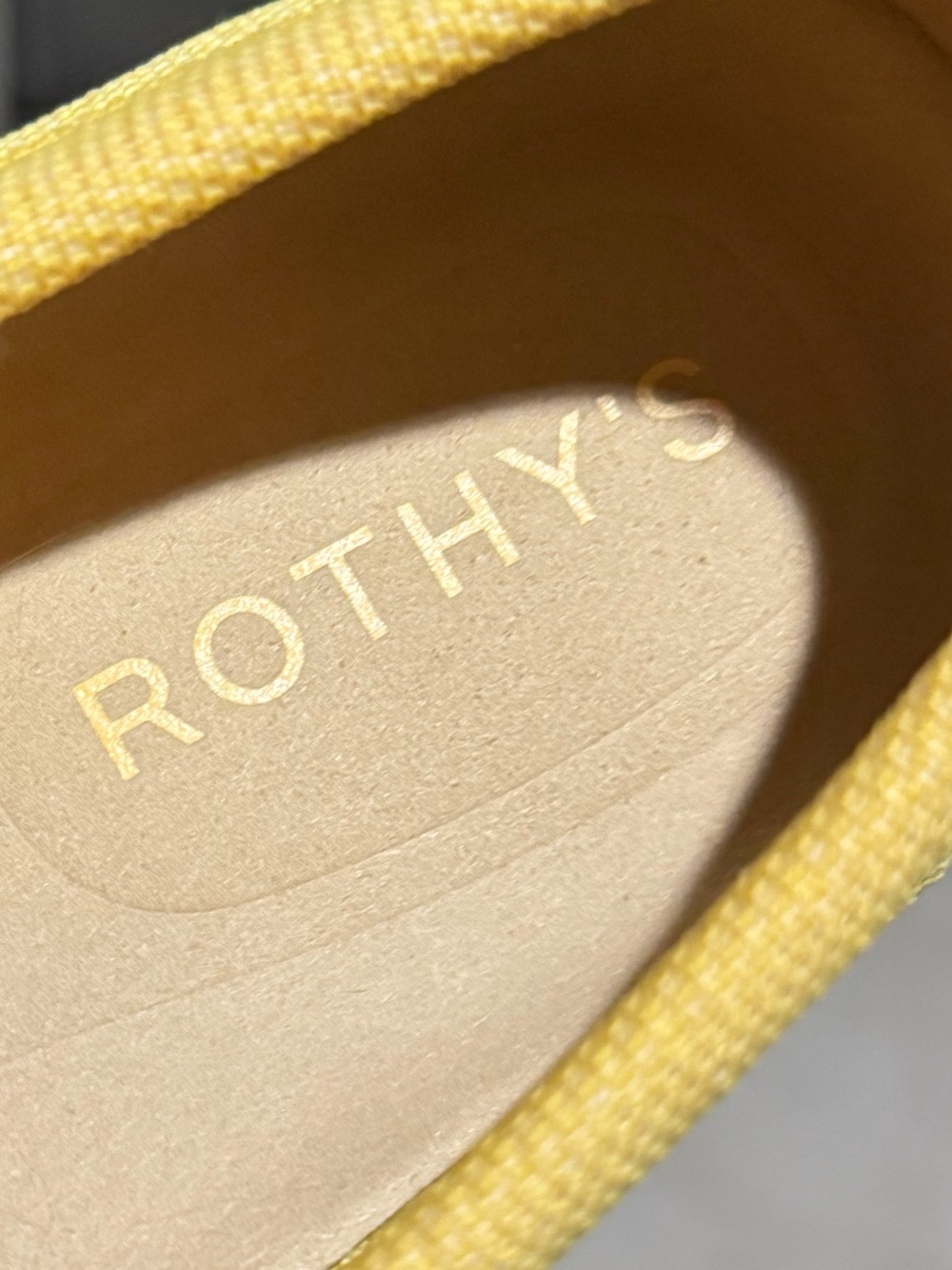 Rothy's Sunwashed Yellow Women's The Daily Driver size 7 - Picture 4 of 6